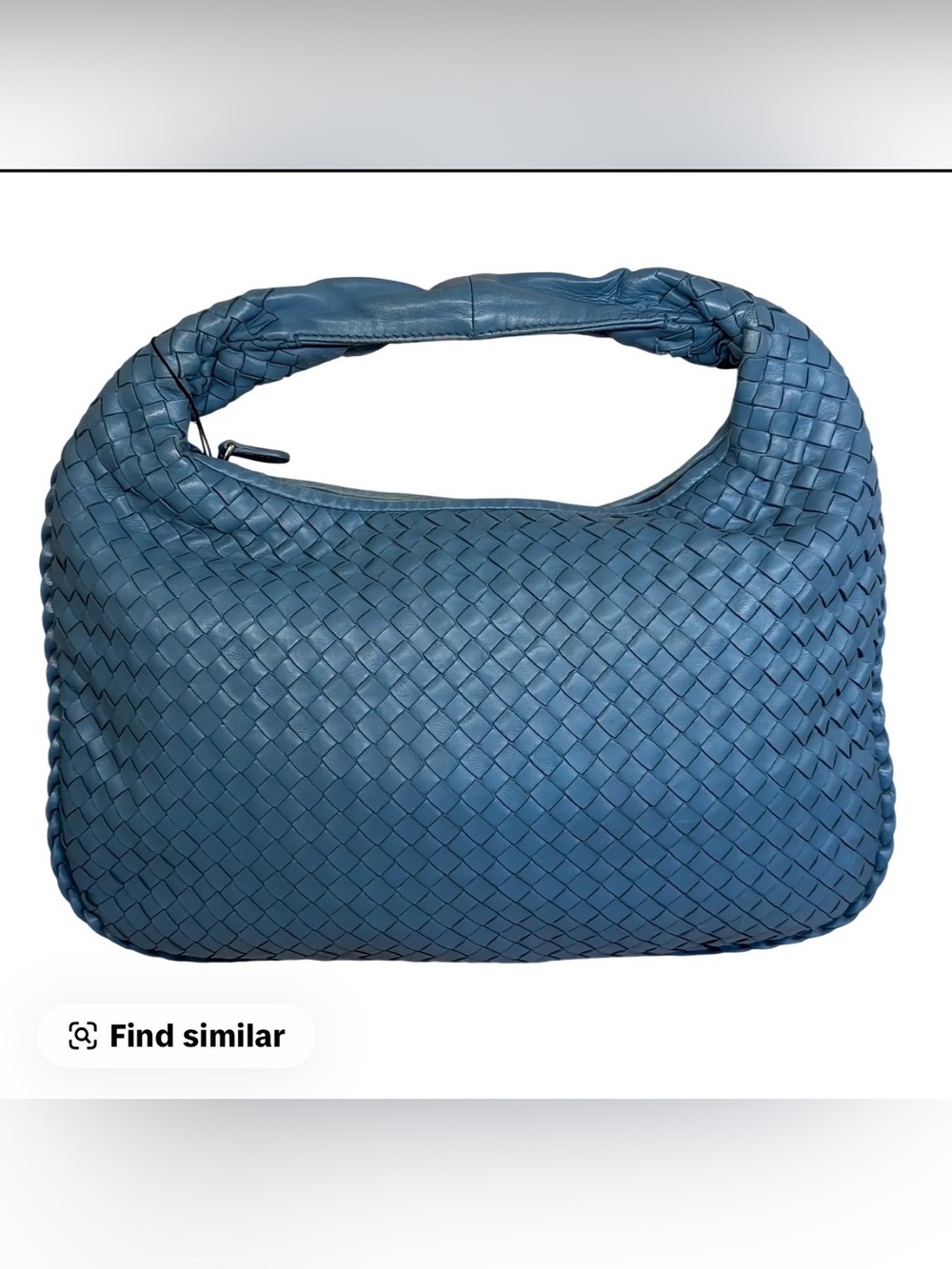 Bottega Veneta Intrecciato Hobo Woven Leather Hobo Bag medium Blue 💙